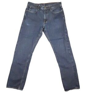 J.CREW The Sutton Mens Dark Wash Straight Leg 100% Cotton Jeans Size 32x32 a015